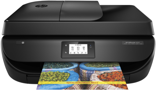 Hp Officejet 4650 All In One Machine - Hp Officejet 4650 All In One Printer (573x430), Png Download