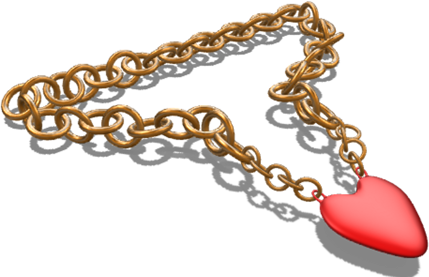 Gangsta Love Necklace Made Of Fool's Gold - Chain (1200x630), Png Download