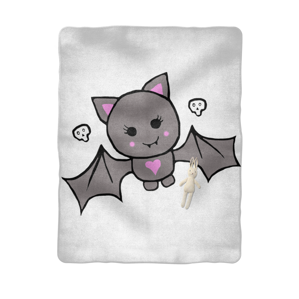 Cute Bat Baby Blanket - Blanket (1024x1024), Png Download