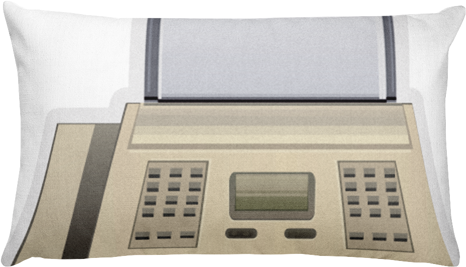 Emoji Bed Pillow - Fax (1000x1000), Png Download