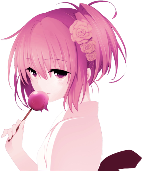 Anime, Pink, And Girl Image - Momo Velia Deviluke Render (500x595), Png Download