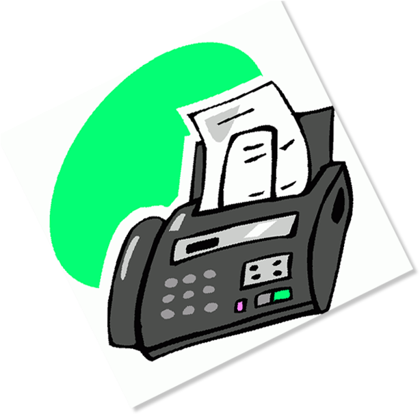 Receives Faxes As Emails - Fax Machine Clip Art (630x630), Png Download