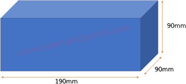 Single Brick Without Mortar Standard Size Of Brick - Brick (638x297), Png Download