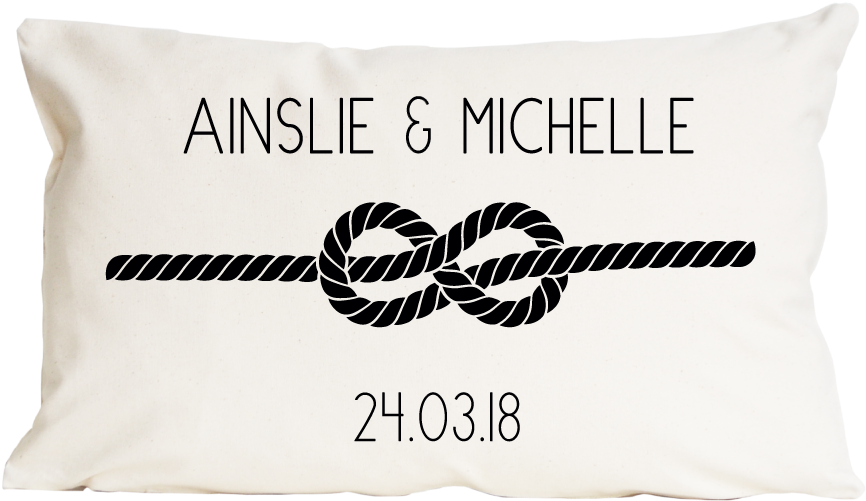 Infinity Love Knot Cushion Clouds And Currents - Love (1024x1024), Png Download