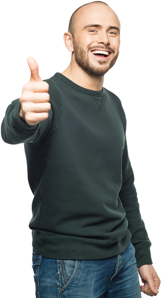 Thumbs Up Guy - Go Motorcycle Boot Covers Ultimate Raingear To Keep (400x600), Png Download