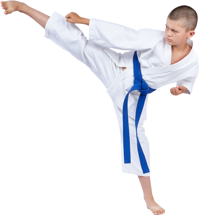 Boy Karate Kicking - Karate Kicking (922x704), Png Download