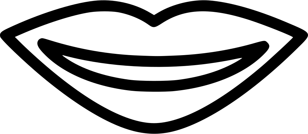Woman Lips Smile Teeth Comments (980x428), Png Download