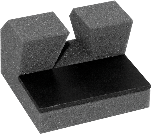 View Larger - Auralex Platfeet Mic Isolation Feet (600x539), Png Download