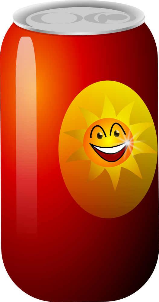 Cola Soda Can Remix - Cola (527x1000), Png Download