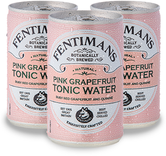 Pink Grapefruit Tonic Water - Fentimans Premium Indian Tonic Water (341x497), Png Download