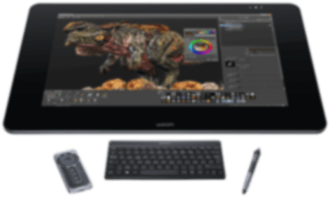 Wacom Cintiq 27qhd 27" Creative Pen Display (472x282), Png Download