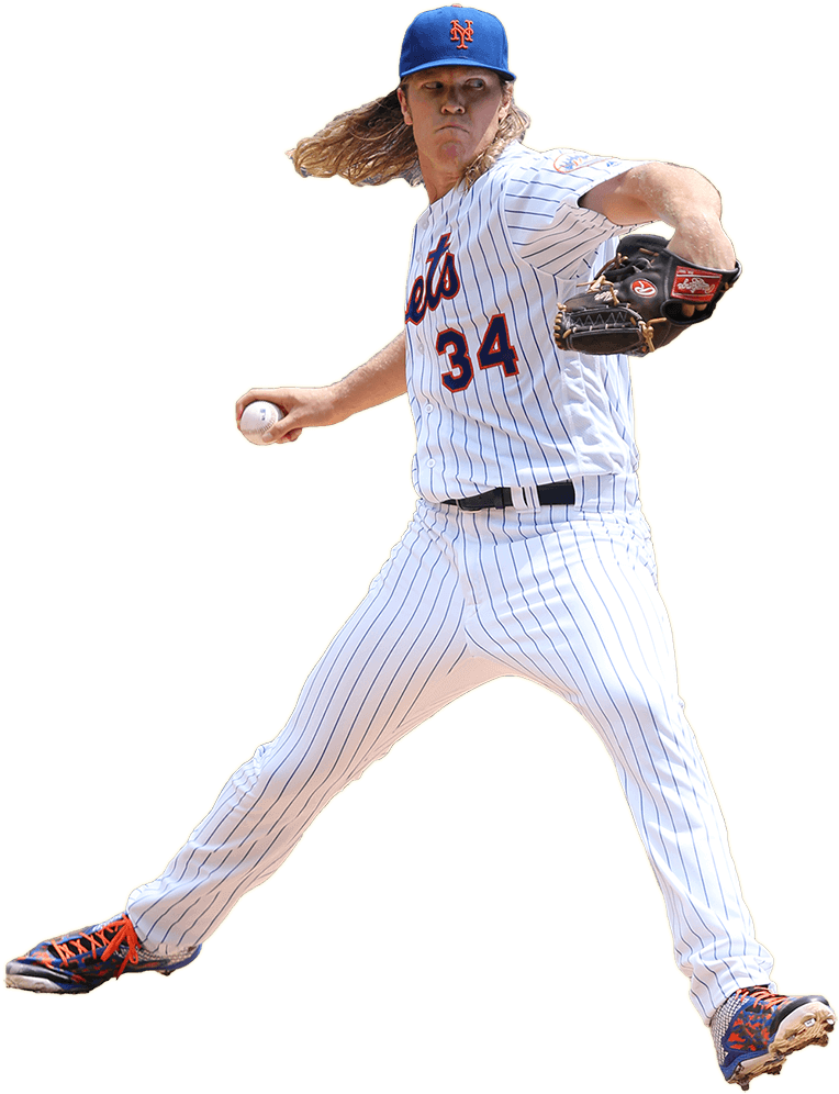 Noah Syndergaard - Baseball Player (1000x1000), Png Download