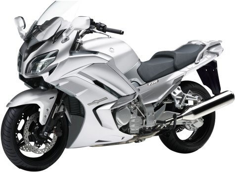 Yamaha Fjr1300ae Eu Matt Silver Motorcycle Bike Png - Yamaha Fjr 1300 (500x374), Png Download