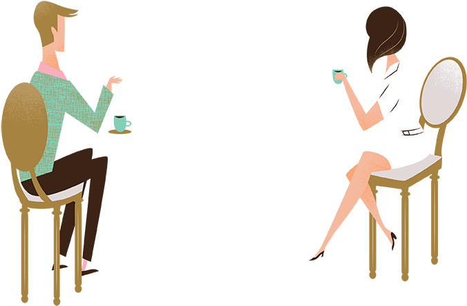 Illustration Of The Parents Fading In At The Gluten - Chair (1580x792), Png Download