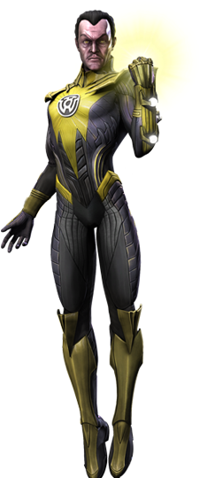 Click To Expand - Sinestro Injustice (450x550), Png Download