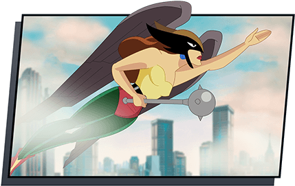Justice League Training Academy - Cartoon (429x282), Png Download