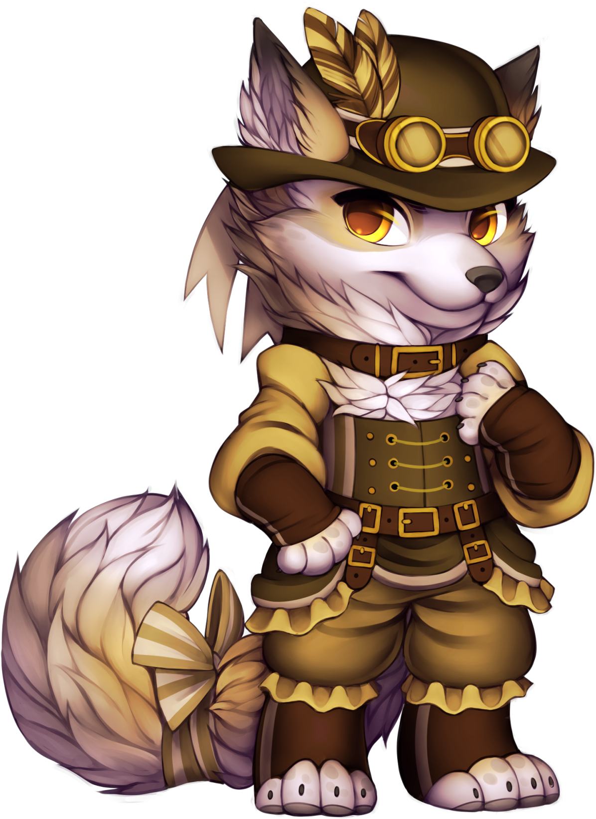 Steampunk Fox - Steampunk Fox Bedroom Nursery Dictionary Book Page (1280x1805), Png Download