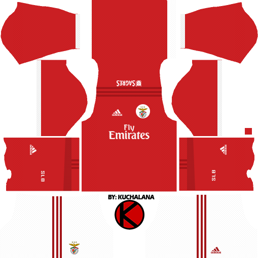 Benfica Kits 2017/18 - Dream League Soccer Kit Southampton (509x510), Png Download