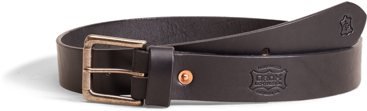 Orox Black Leather Belt Brass Buckle - Buckle (1060x530), Png Download