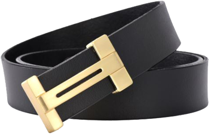 Destiny H Genuine Leather Belt - Belt (457x613), Png Download