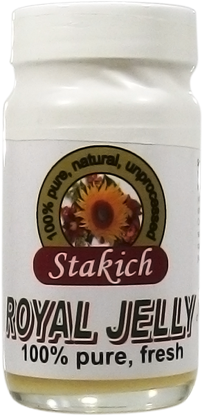 Stakich Honey Fresh Royal Jelly Jar-2 Oz - Stakich Fresh Royal Jelly - 2 Oz (650x650), Png Download