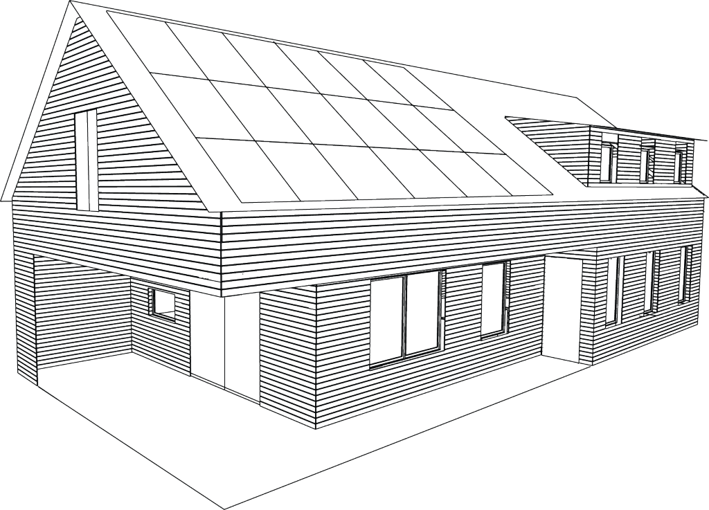 Axiom House Image - House (1024x737), Png Download