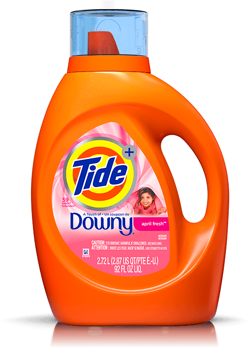 Tide Plus Downy April Fresh Scent Liquid Laundry Detergent - Tide Downy (1200x788), Png Download