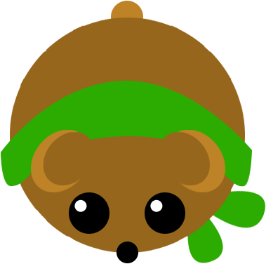 Bear - Mope Io Zombie (500x500), Png Download
