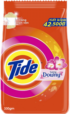 Tide Huong Downy 330gm - Tide Plus Jasmine And Rose Detergent Powder - 1 Kg (550x651), Png Download