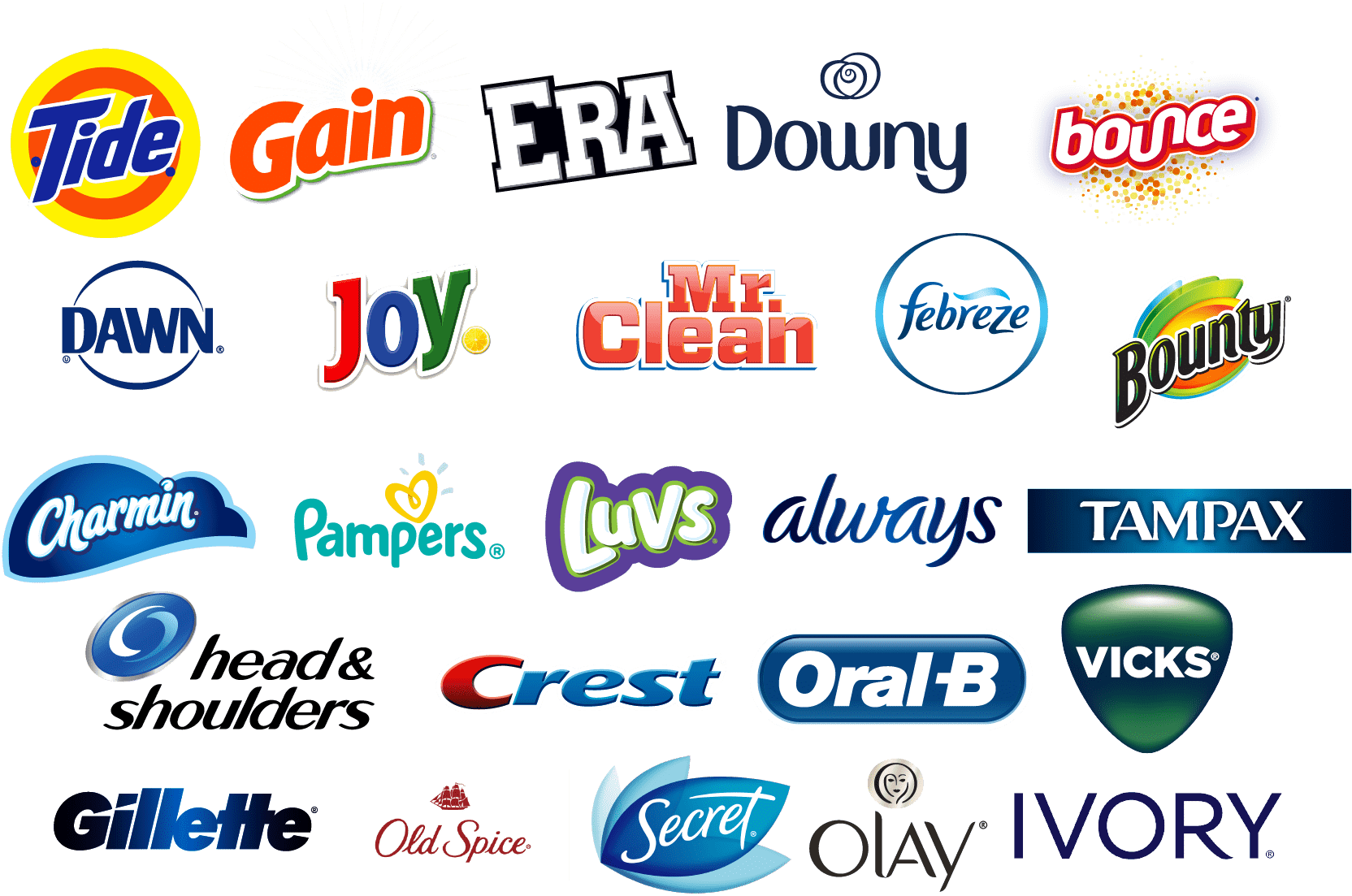 Qualifying P&g Products & Brands Parallel (1759x1150), Png Download