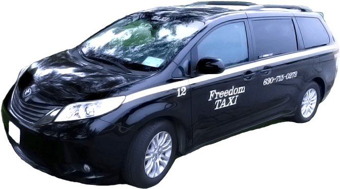 Freedom Taxi Cab - O'hare International Airport (690x388), Png Download