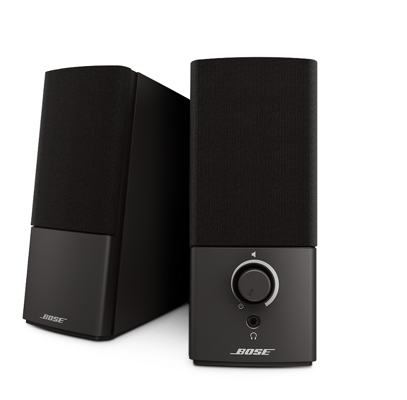 Bose Companion 2 Series Iii Multimedia Speaker System - Speakers On A Computer (1000x852), Png Download