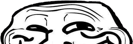 , 1 ) - Troll Face Icon (469x428), Png Download