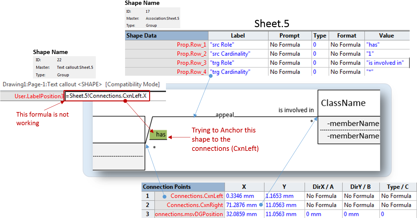I Require Assistance In Any Way To Access This Value - Formula En Visio (1366x726), Png Download