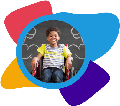 Provide Strengthening Exercises And Compensatory Strategies - Disabled People Smiling (500x500), Png Download