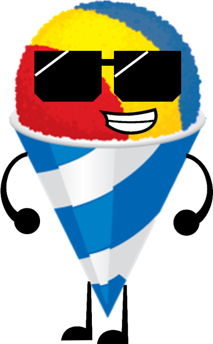 Dj Snowcone Pose - Snow Cone (623x669), Png Download