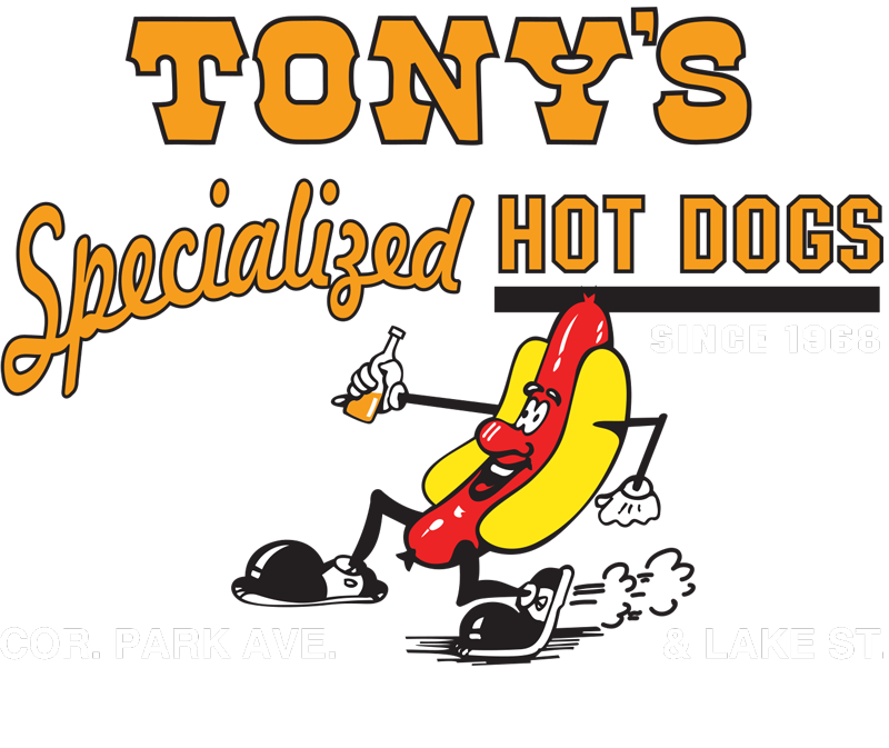 49 Years Strong - Tony's Hot Dogs (800x673), Png Download