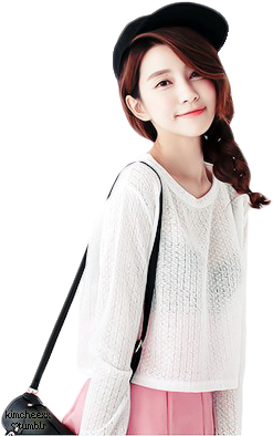 Png 03 Ulzzang Girl By Girlhana-d7xt5vt - Ulzzang Korea Girl Png (500x400), Png Download