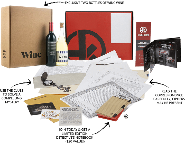 Hunt A Killer Box (720x567), Png Download