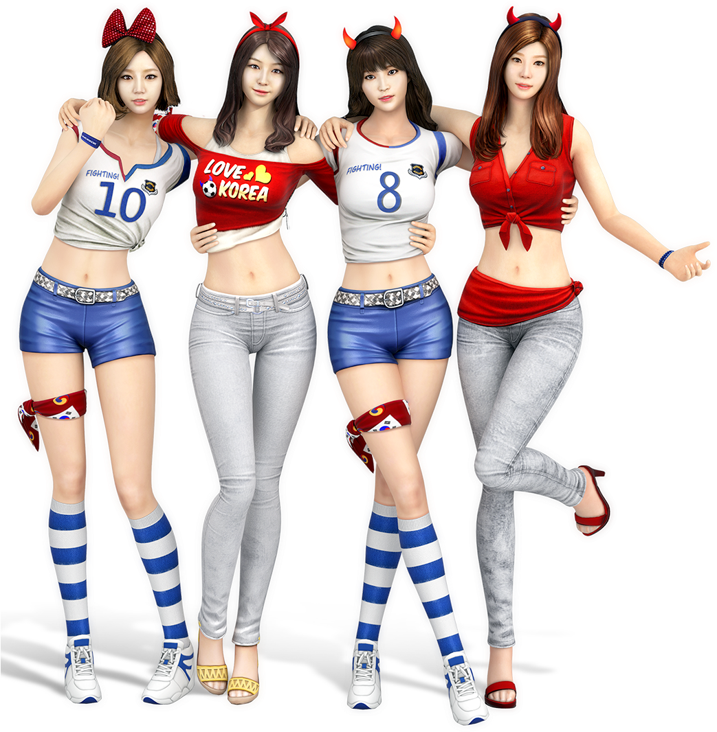 Sudden Attack Release Girl's Day's Characters For 2014 - Sudden Attack Kpop Characters (1052x1122), Png Download