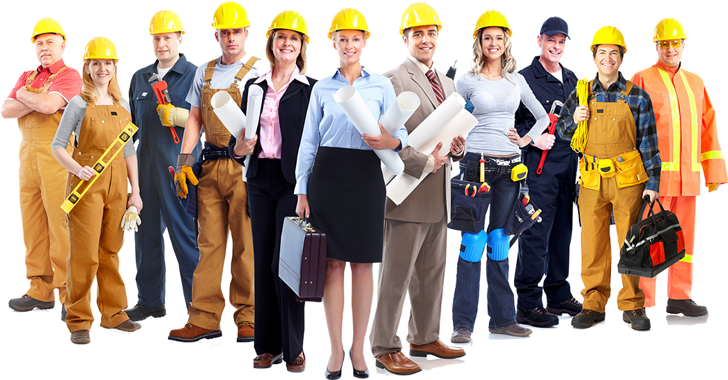 Smart Solutions - Construction Workers Png (1059x563), Png Download