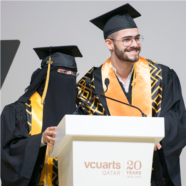 Vcuarts Qatar Celebrated The Class Of 2018 At Their - Academic Dress (1200x630), Png Download