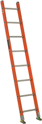 Louisville Single Fiberglass Ladder (400x400), Png Download