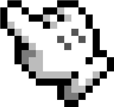 Piq Mouse Pointer Pixel Art By Cesarloose - Pixel Art Mouse Pointer (400x400), Png Download