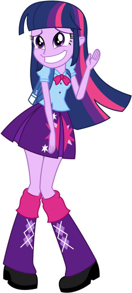 Nerves Clipart Embarrassed Person - Twilight Sparkle Eqg (465x1024), Png Download
