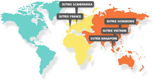 Sutrix Map - World Map (505x274), Png Download