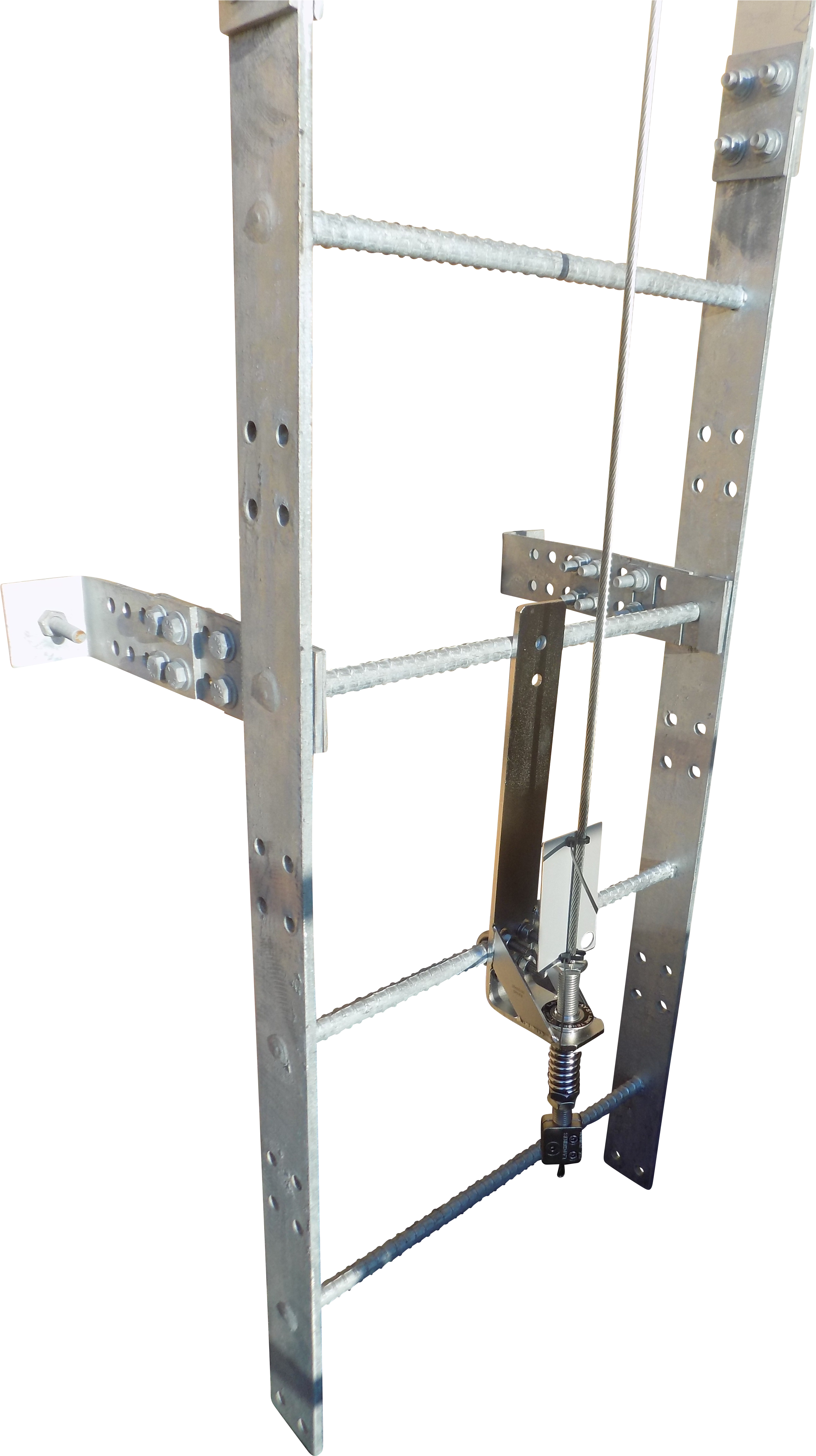 Ez Series Fixed Ladders Allow For Quick And Easy Adjustments - Wood (3864x5152), Png Download