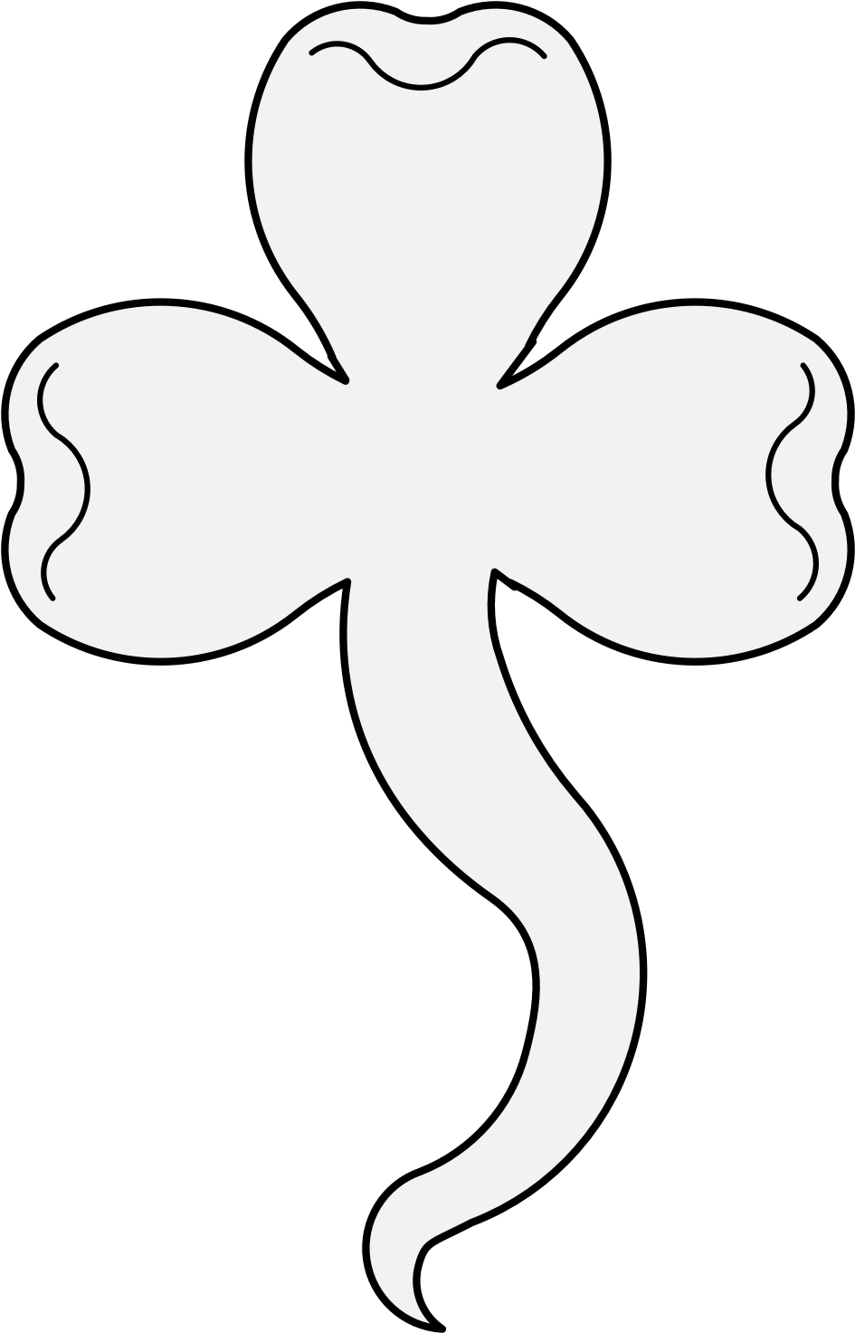 Details, Png - Shamrock (958x1481), Png Download