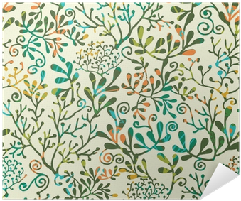 Vector Textured Plants Seamless Pattern Background - -cents-cents-cents-cents-cents-cents -cents-cents-cents (400x400), Png Download