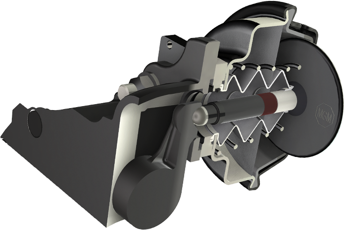 Verifying Proper Brake Setup And Operation On Commercial - Air Disc Brake Cam (700x585), Png Download